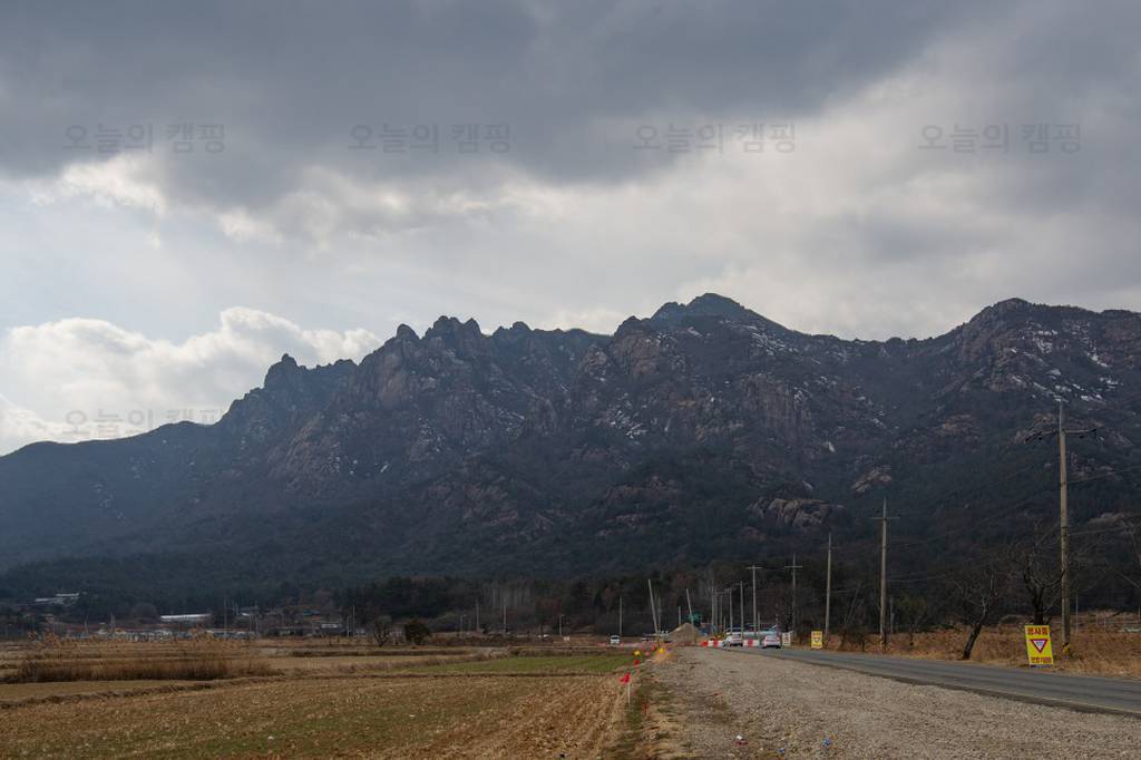 월출산 천황 야영장