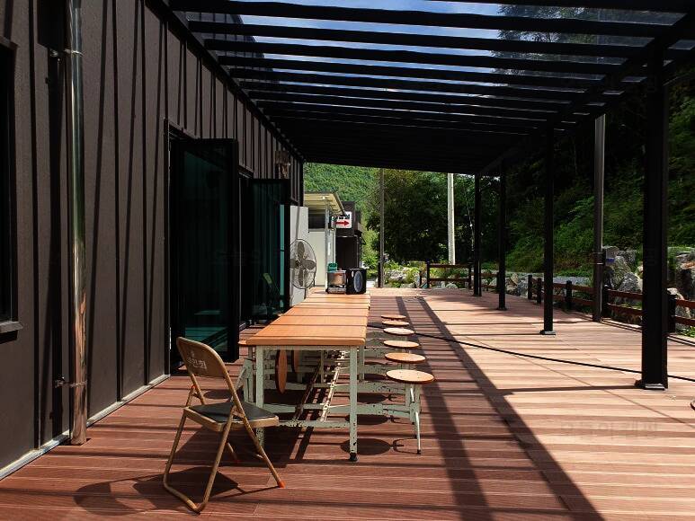 600마지기 가는길 야영장