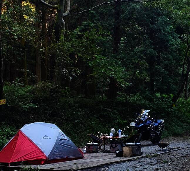 백양사 가인야영장